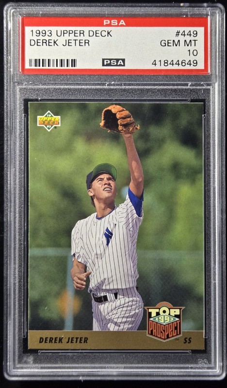 1993 Upper Deck Derek Jeter Rookie #449 PSA 10