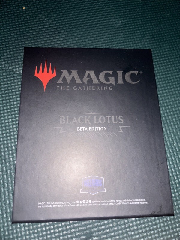 2024 Samoa Magic The Gathering Black Lotus Beta 1oz Silver Coin view 2