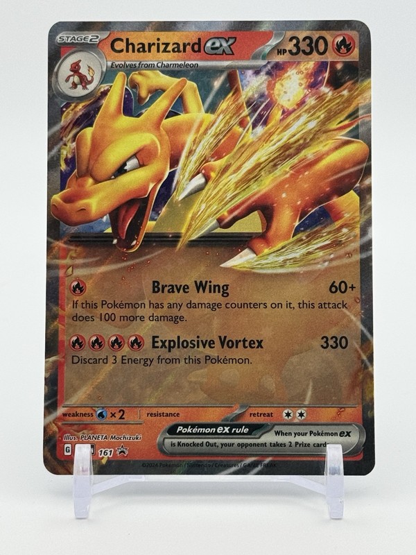 2024 Pokemon Scarlet & Violet Black Star Promo Charizard EX SVP161 #161 NM