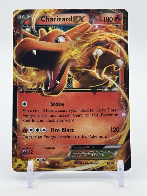 2014 Pokemon XY Flashfire Charizard EX 11/106 #11 NM
