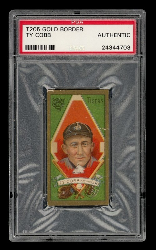 1911 T205 Gold Border Set-Break Ty Cobb Piedmont PSA AUTHENTIC