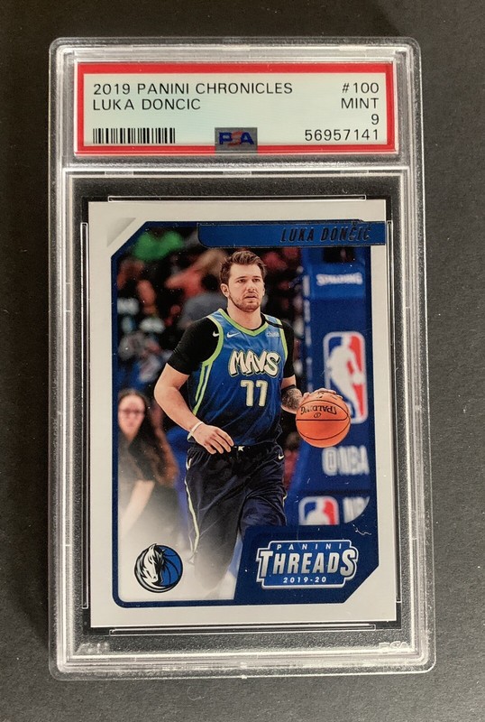 2019 Panini Chronicles Luka Doncic #100 mint PSA 9
