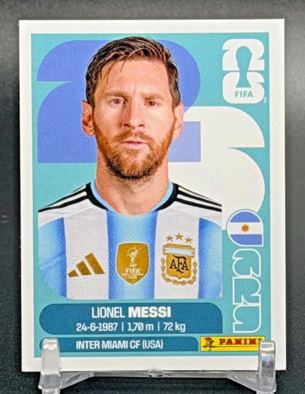 2026 Panini FIFA World Cup Sticker US Edition Lionel Messi ARG 17 Argentina