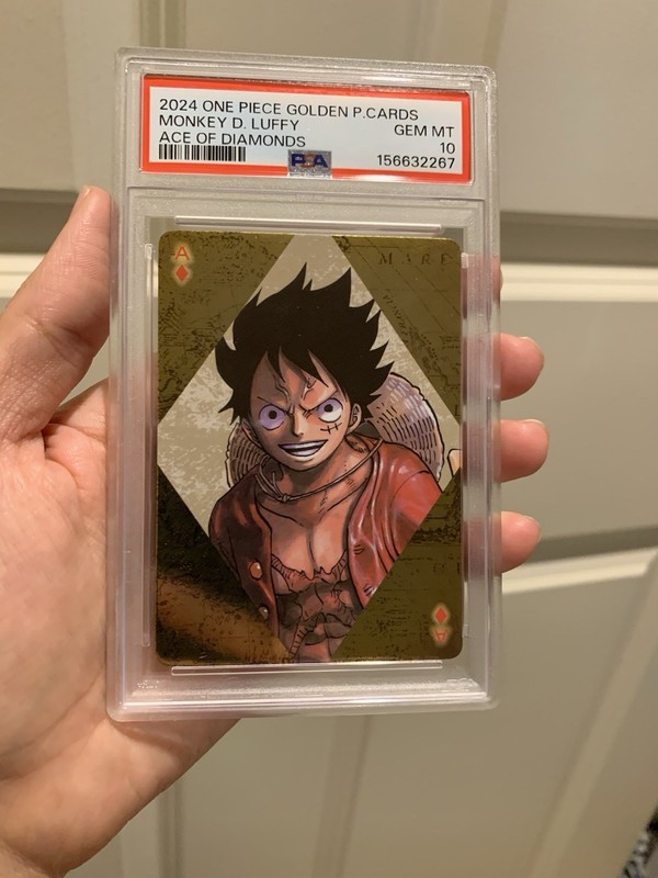 PSA 10 2024 ONE PIECE GOLDEN PLAYING CARDS THE STRAW HAT CREW MONKEY D. LUFFY 