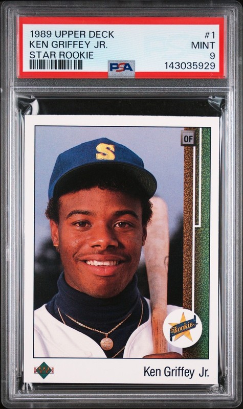 1989 Upper Deck - Star Rookie Ken Griffey Jr #1 (RC) |