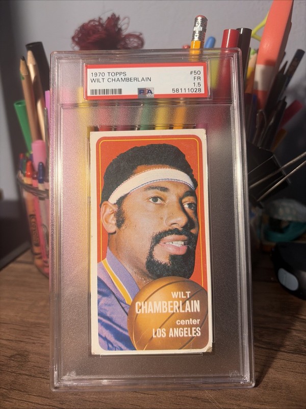 1970 Topps #50 WILT CHAMBERLAIN PSA 1.5 Fair HOF Los Angeles Lakers