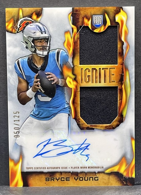 2023 Topps Composite - Bryce Young Resurgence IGNITE Dual Patch RC AUTO /125 RPA