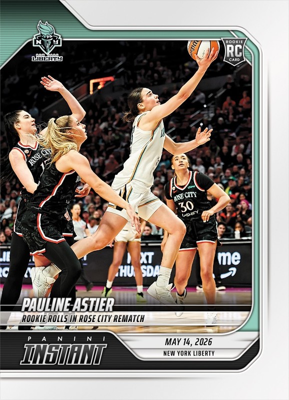 2026 Panini Instant WNBA #61 Pauline Astier New York Liberty RC PRESALE