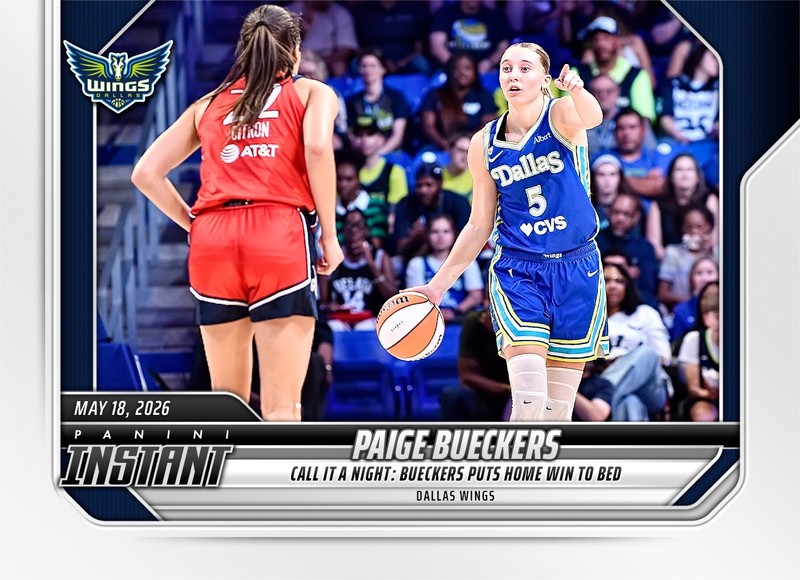 2026 Panini Instant WNBA #71 Paige Bueckers Dallas Wings Citron Mystics PRESALE