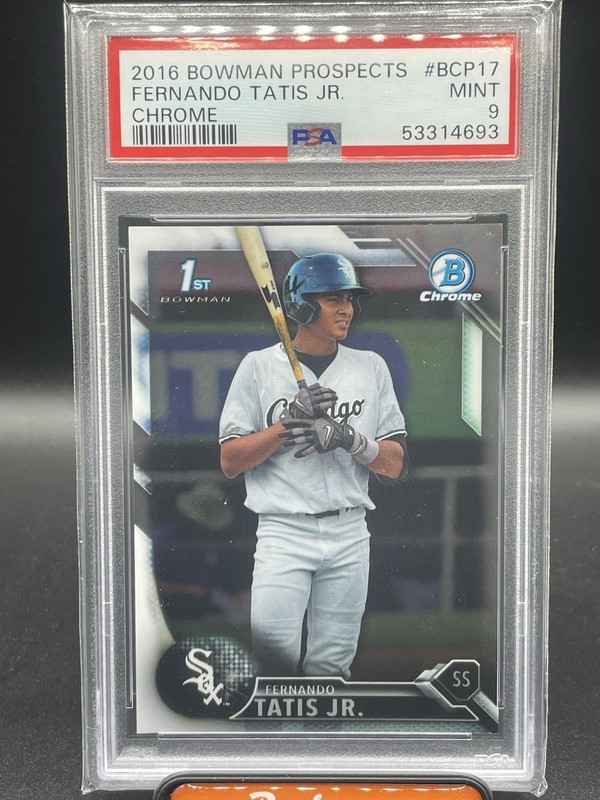 2016 Bowman Chrome Prospects FERNANDO TATIS JR. 1st Prospect RC Rookie PSA 9