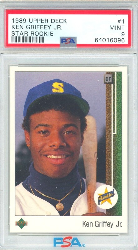 1989 Upper Deck  #1  Ken Griffey Jr.    PSA 9