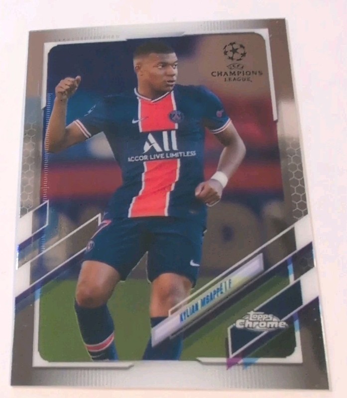 2020-21 Topps Chrome UCL - Kylian Mbappe #95