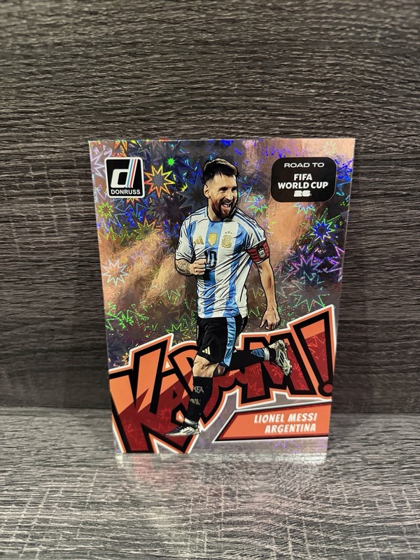 2025 Lionel Messi KABOOM Oversized Jumbo Road To World Cup Argentina 1