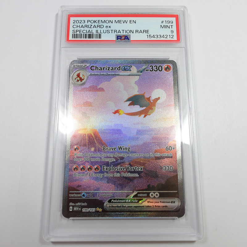2023 PSA 9 MINT - Pokemon MEW 151 Charizard ex 199/165 SIR Card #60949B