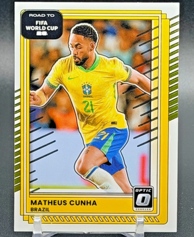2025-6 Donruss FIFA World Cup Matheus Cunha #182 Brasil OPTIC