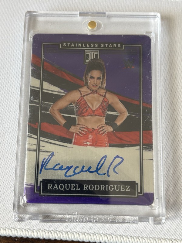 2022 Panini Impeccable WWE - Raquel Rodriguez - Stainless Stars - Auto /49