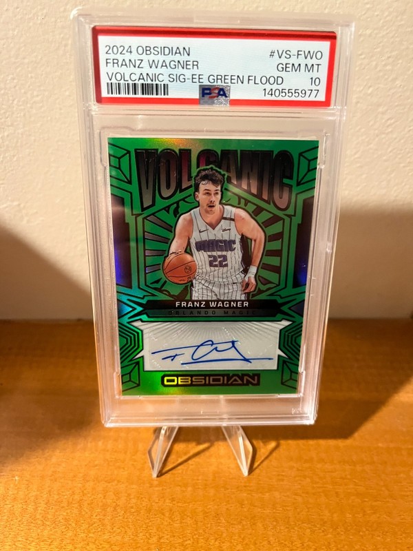 2024 Obsidian Franz Wagner Volcanic Auto /25 PSA 10