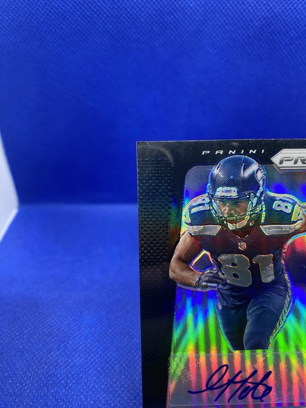 2013 Panini Prizm Golden Tate Auto Black Ssp #d /25 #135 Seahawks Autograph 🔥 view 2