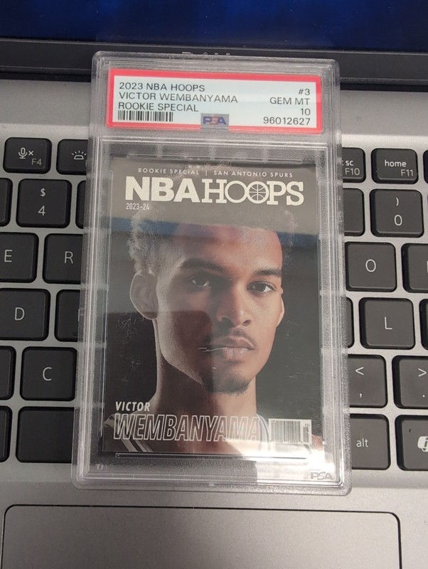 2023-24 Panini NBA HOOPS Rookies Victor Wembanyama Rookie Special #3 PSA 10 GEM