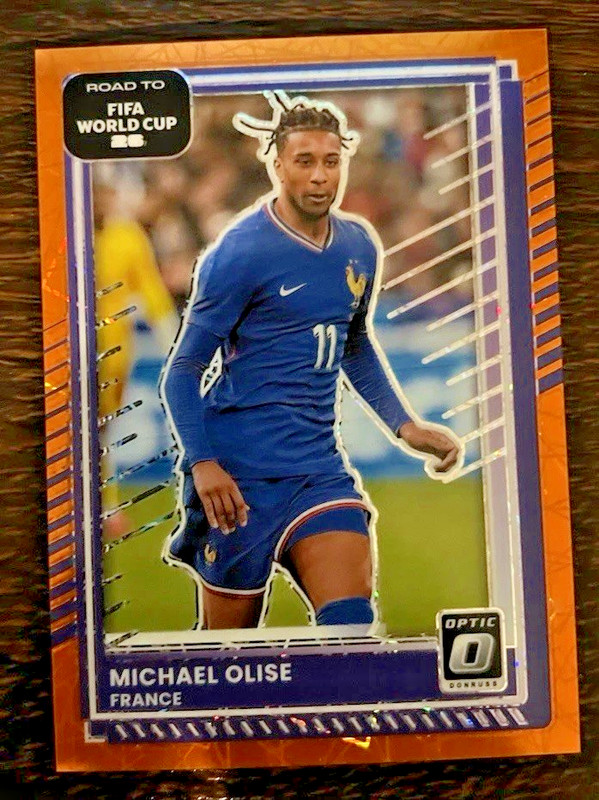 2025-26 Donruss Road To FIFA World Cup France Michael Olise Optic Orange /199