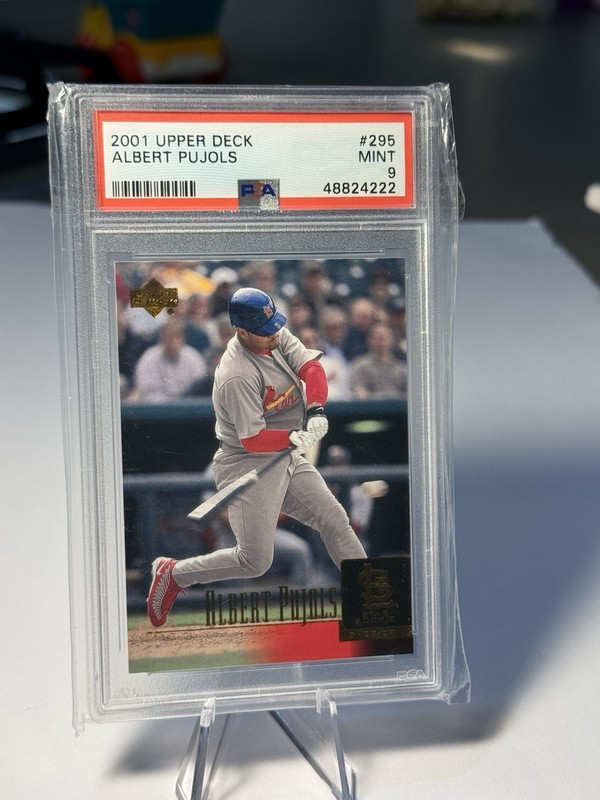 2001 Upper Deck Star Rookie #295 Albert Pujols RC PSA 9