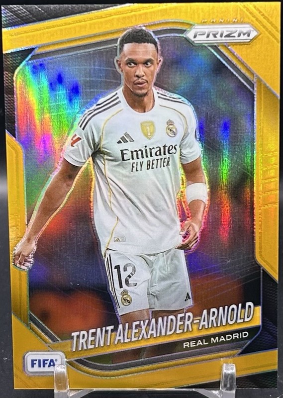 2025-26 Panini Prizm FIFA Soccer Trent Alexander-Arnold #191 True Gold /10