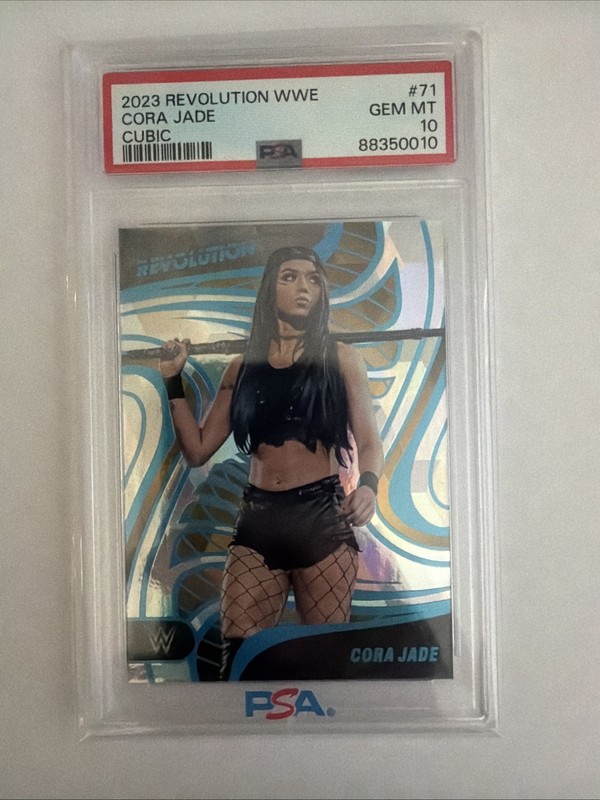 Cora Jade 2023 WWE Revolution Cubic #24/49 PSA 10 (POP 2)