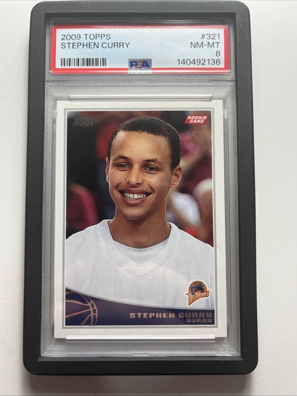 2009-10 Topps -Stephen Curry Rookie PSA 8 #321 (RC)