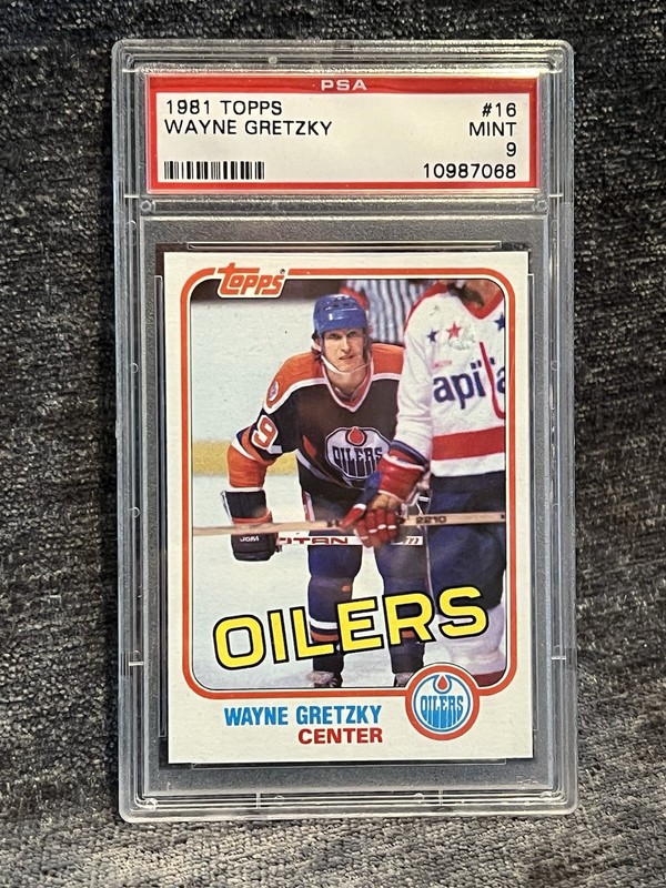 1981 TOPPS #16 WAYNE GRETZKY PSA 9