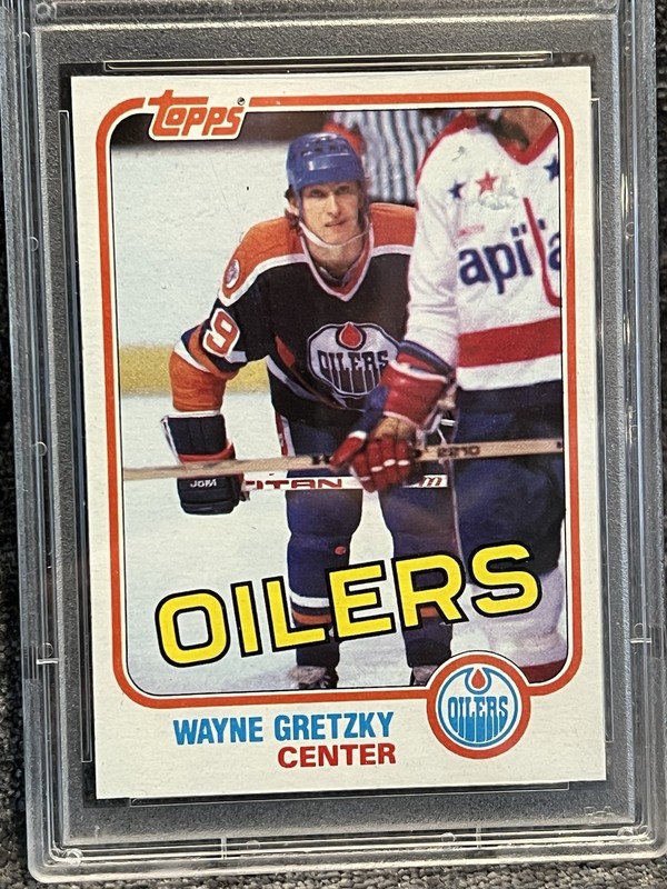 1981 TOPPS #16 WAYNE GRETZKY PSA 9 view 2