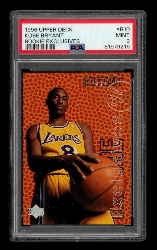 1996-97 Upper Deck Rookie Exclusives: #R10 Kobe Bryant PSA 9 MINT