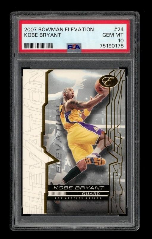 2007-08 Bowman Elevation: # 24 Kobe Bryant PSA 10 GEM MINT