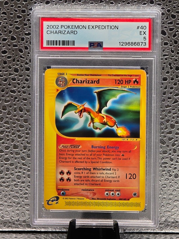 Pokémon TCG | Charizard Expedition 40/165 | PSA 5