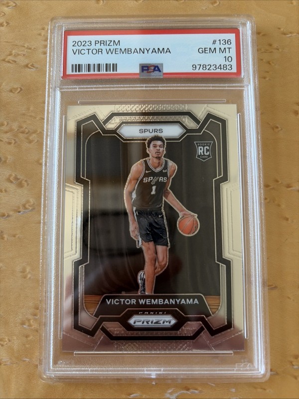 2023 Prizm Victor Wembanyama PSA 10 Gem Mint Rookie Card RC #136