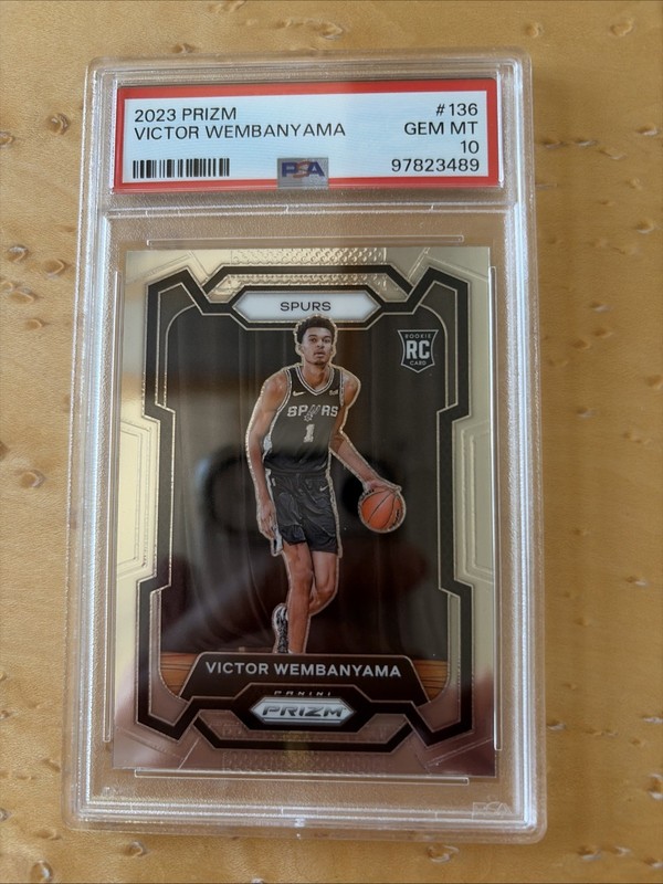 2023 Prizm Victor Wembanyama PSA 10 Gem Mint Rookie Card RC #136