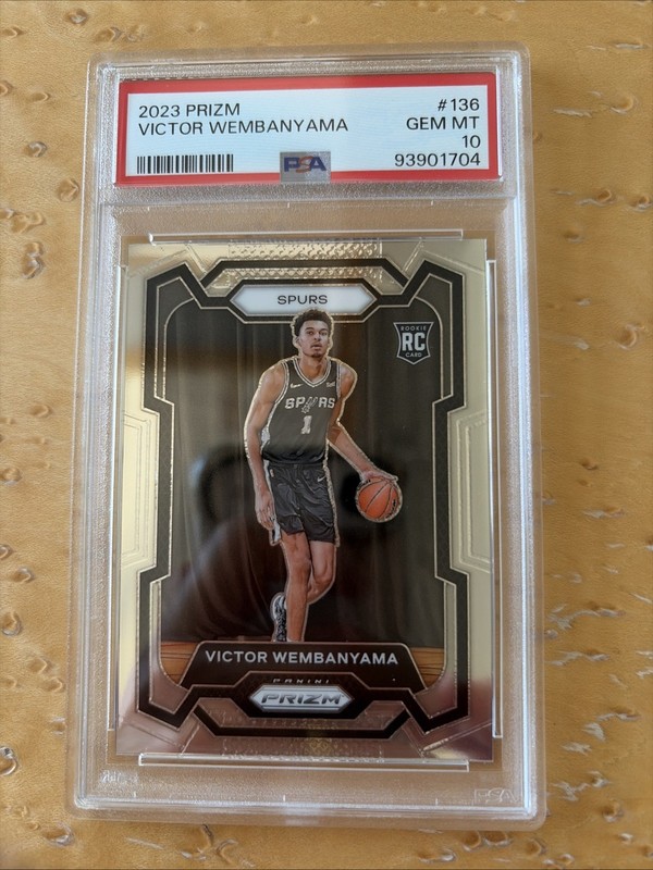 2023 Prizm Victor Wembanyama PSA 10 Gem Mint Rookie Card RC #136