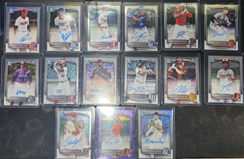 2025 Bowman Chrome Auto Lot Whatnot Resellers Lot 51 Card Lot