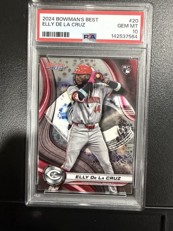 Topps 2024 Bowman's Best Elly De La Cruz #20 RC Cincinnati Reds PSA 10