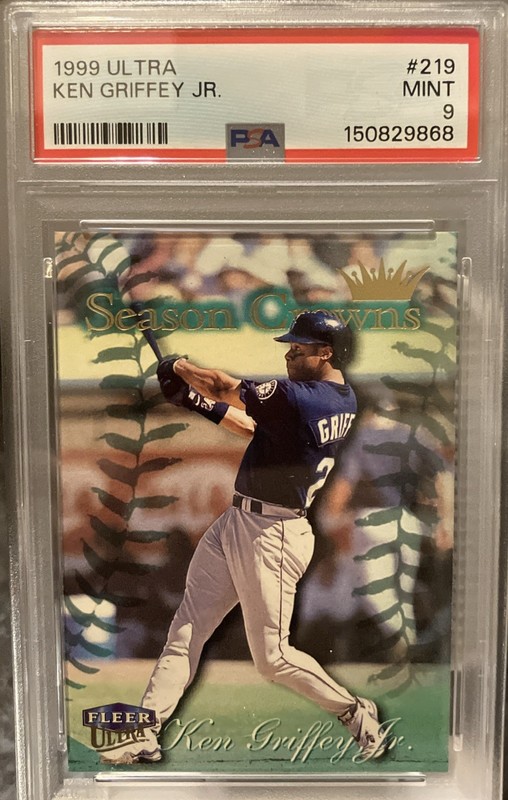 1999 ULTRA KEN GRIFFEY JR. #219 PSA 9 Mint ! HOF