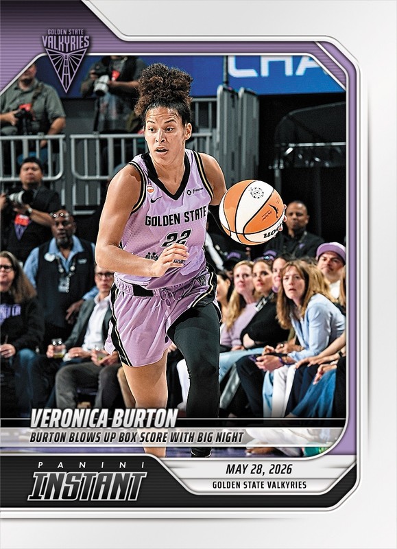 2026 Panini Instant WNBA #103 Veronica Burton Golden State Valkyries PRESALE