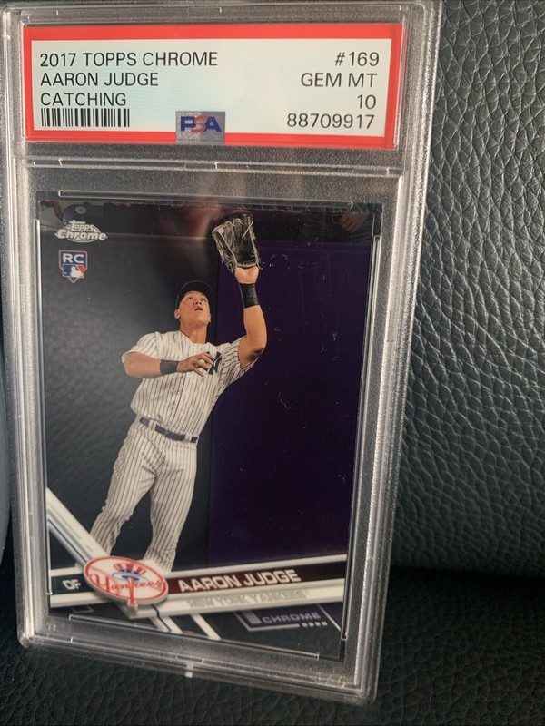 2017 Topps Chrome Aaron Judge #169 (RC) PSA 10