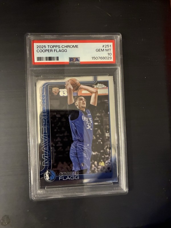 2025-26 Topps Chrome Basketball Cooper Flagg #251 (RC) PSA 10