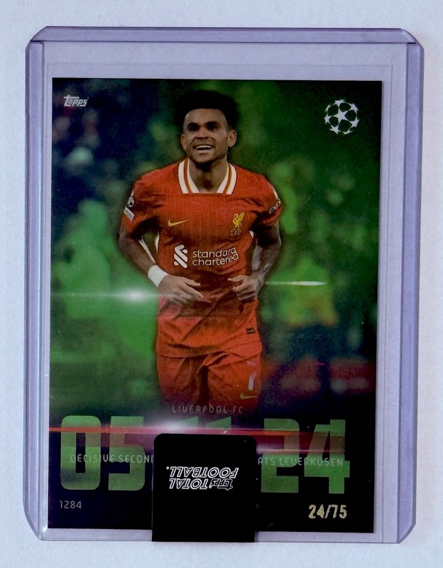 Luis Diaz /75 SEALED Topps Total Football Total Performer SSP 🇨🇴