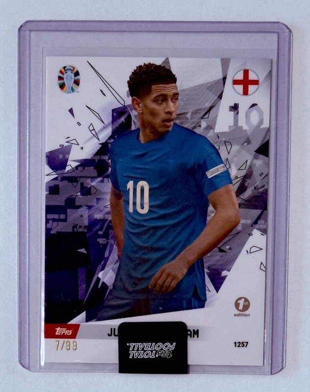Jude Bellingham 1st Edition /99 SEALED Topps Total Football Euro 24