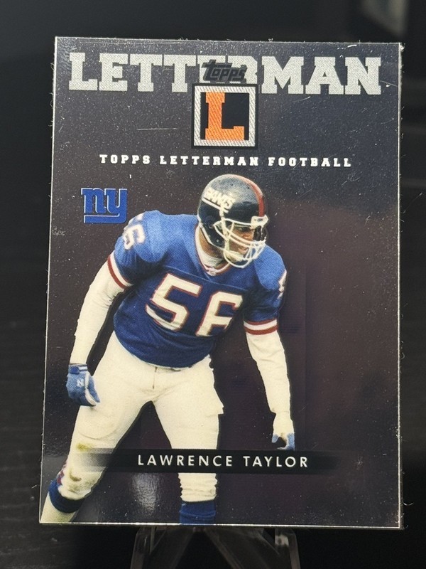 Lawrence Taylor 2008 Topps Letterman Full Name Booklet Auto #02/15 Super Rare view 2
