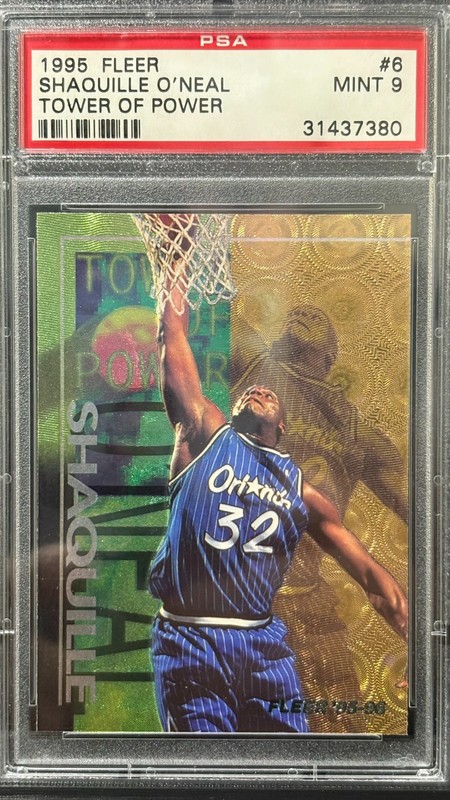 1995 Fleer - Tower of Power Shaquille O'Neal #6