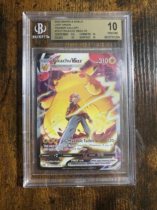 Pikachu VMAX Trainer Gallery BGS 10