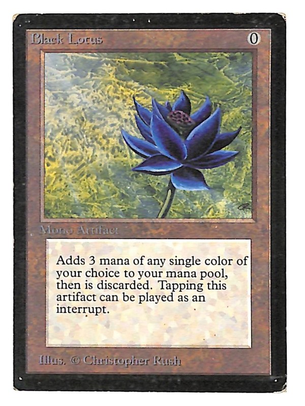 MTG Magic Black Lotus International Collector's Ed Christopher Rush Played (XO)