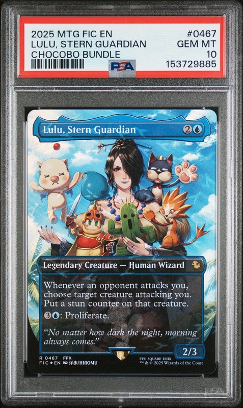 2025 Magic The Gathering Final Fantasy #0467 Lulu, Stern Guardian PSA10