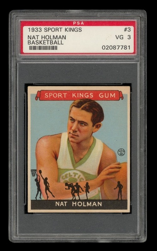 1933 Goudey Sport Kings Set-Break #  3 Nat Holman Basketball PSA 3 VG